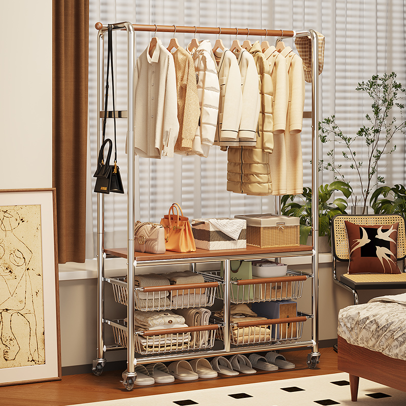 竹中生智中古风落地衣帽架