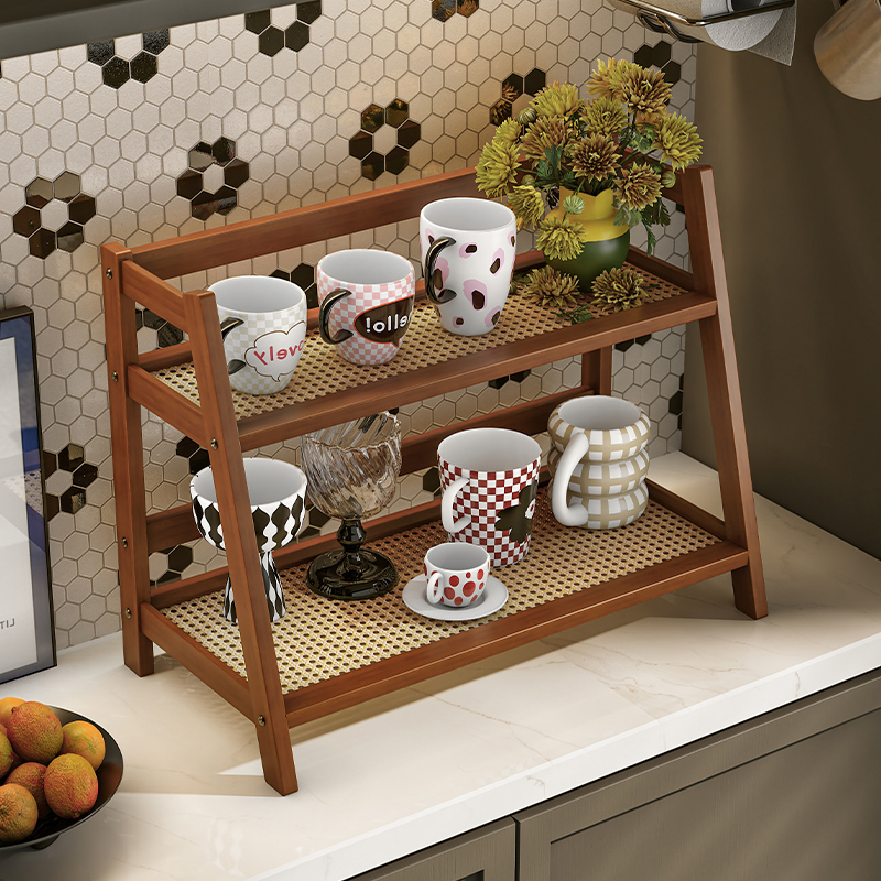 家用客厅收纳架多层展示架