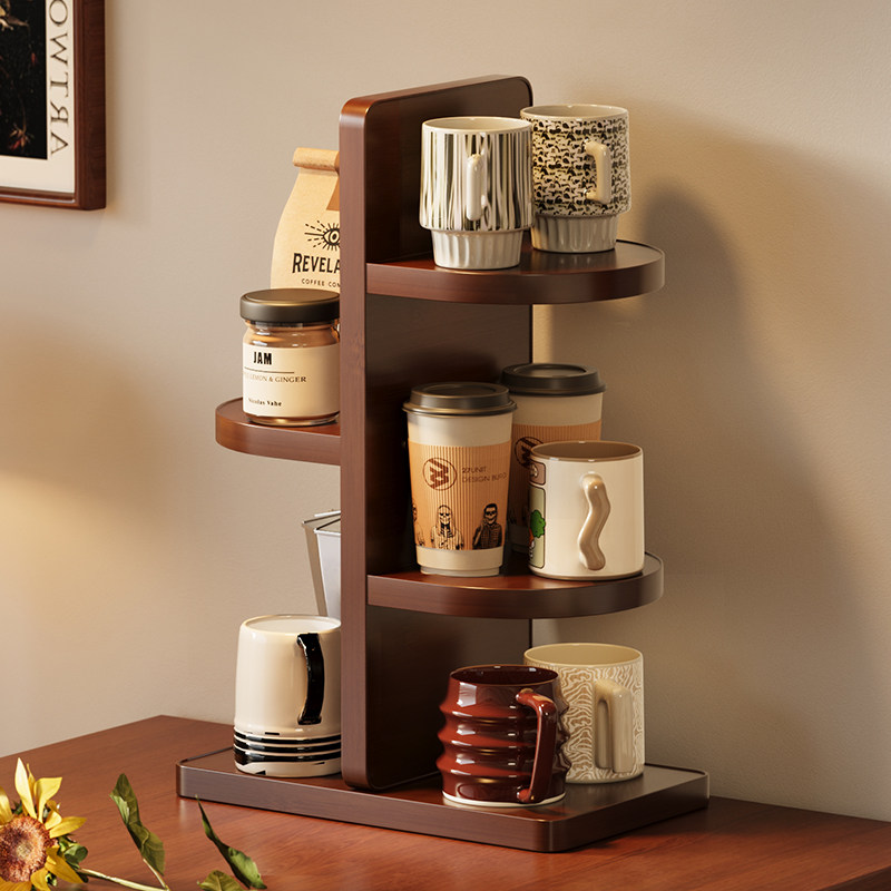 杯子收纳置物架多层茶杯家用高级感桌面厨房客厅茶室咖啡杯整理架,家庭/个人清洁工具,杯架,淘宝优惠券,粉丝福利购,淘宝优惠卷
