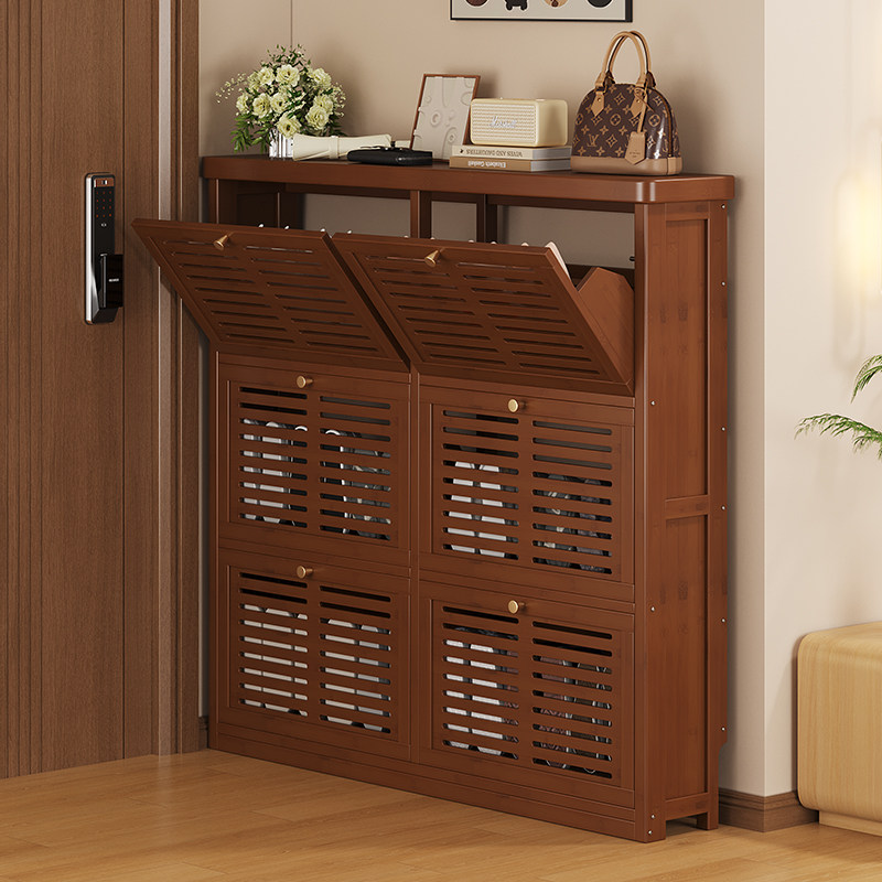 鞋架门口不占地方门后极窄鞋柜翻门多层结实耐用出租房用2025新款,住宅家具,鞋架,淘宝优惠券,粉丝福利购,淘宝优惠卷