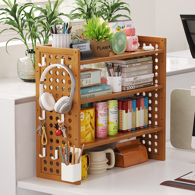 学生桌面书架2025新款洞洞板