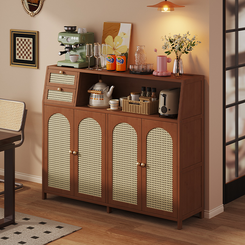 竹中生智中古风餐边柜厨房置物架