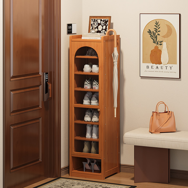 入户鞋柜家用门口极窄迷你单门鞋架高档室外过道电梯口进门收纳柜,住宅家具,鞋柜,淘宝优惠券,粉丝福利购,淘宝优惠卷