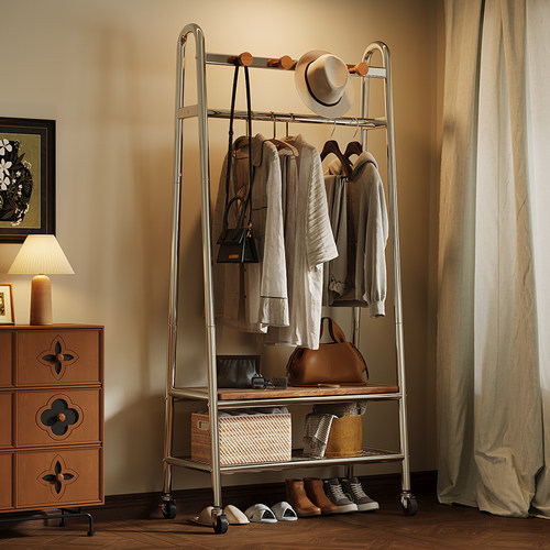 可移动衣架落地卧室2025新款