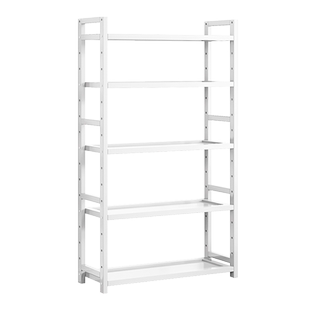 置物架简易多层收纳架子书架落地厨房客厅靠墙竹货杂物零食储物架