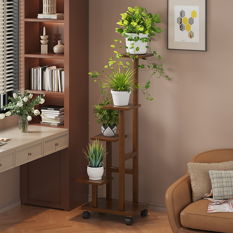 多层花架落地式室内阳台客厅花盆