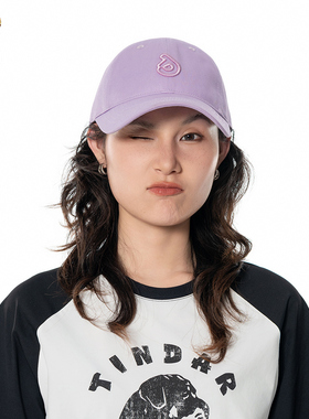 TINDAR天之獒棒球帽女紫色ok标多色休闲百搭可调节软顶遮阳帽潮男