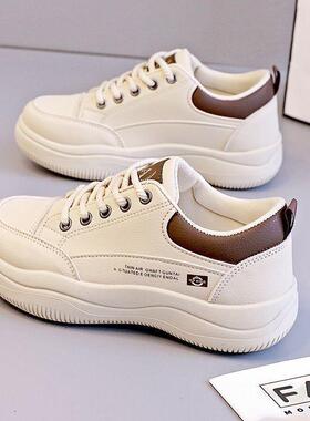 福建裕元晋江合成鞋业莆鞋田莆由甫田运动鞋春秋新款皮面小白鞋女