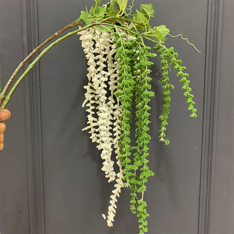 仿真野葡萄藤壁挂户外绿景装饰桑果藤情人泪空调管道缠绕果子藤条