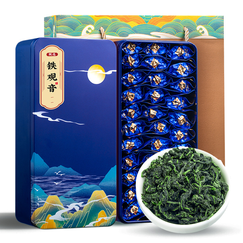 安溪铁观音乌龙茶叶小泡装浓香型茶叶特产茶叶礼盒装铁观音乌龙茶
