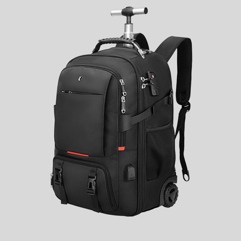 SWICKY双驱减负2026新款双肩背包可登机旅游休闲大容量拉杆箱包