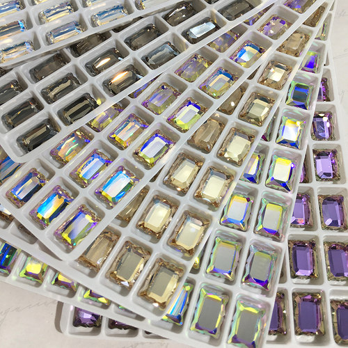 DANA长方形魔镜美甲指甲饰品