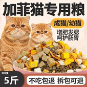 加菲猫专用冻干猫粮幼猫成猫通用型便宜营养缅5斤装 10斤大包装