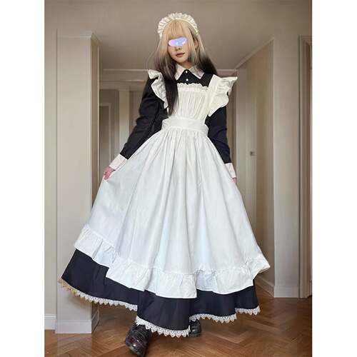 R 36294 Female Cosplay Maid Costume Traditional传统女仆装
