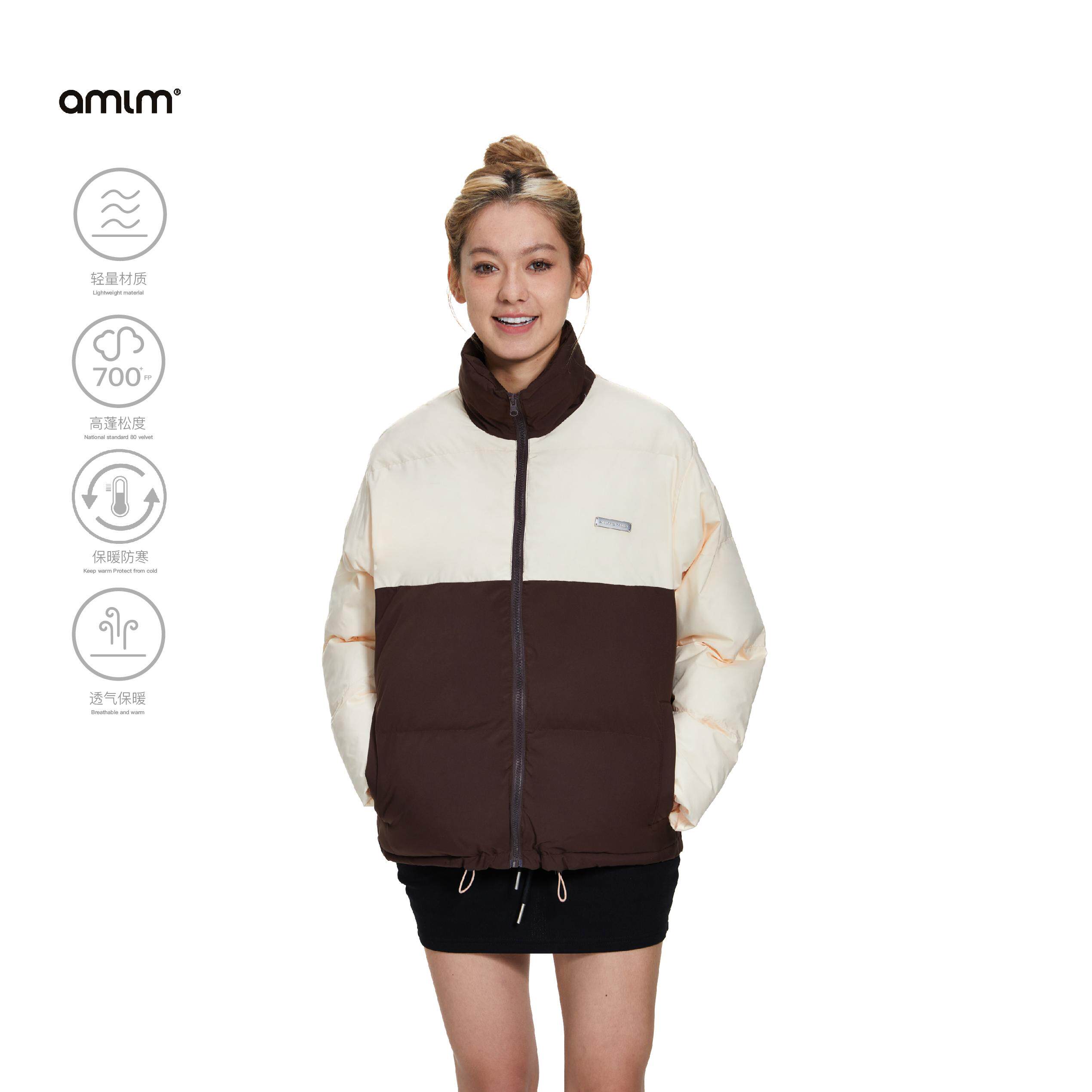 AMLM秋冬新款立领棉服图片
