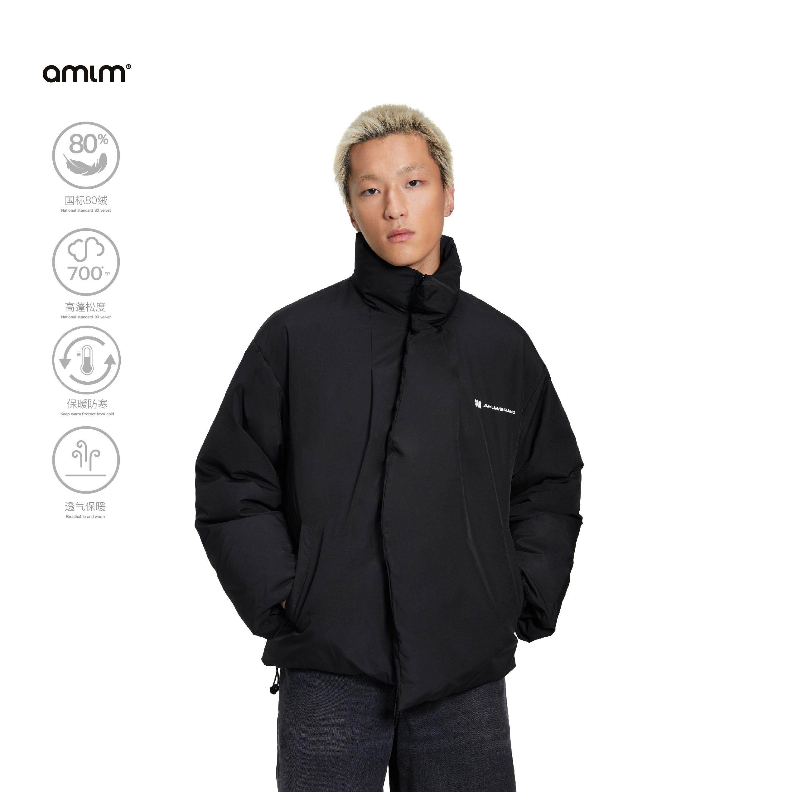 AMLM下摆不规则羽绒服图片