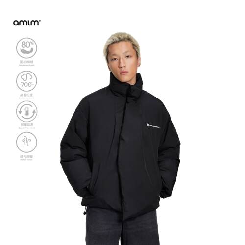 AMLM下摆不规则羽绒服