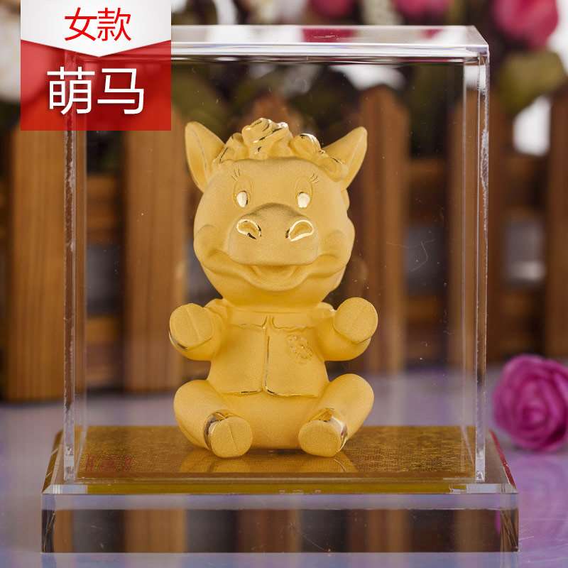 正品绒沙金猴羊猪狗牛鼠蛇龙马鸡猪十二生肖摆件猴年摆件新年生日