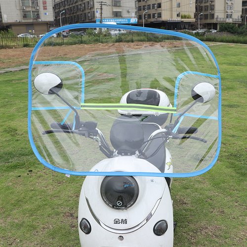 电动车挡风板透明高清挡雨板塑料