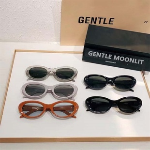 gm墨镜Cocoa .s袁娅维李羲承同款椭圆形复古凹造型防紫外线太阳镜