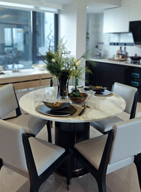 E-Pin 逸品家居餐厅餐桌样板房软装饰品设计搭配餐具花器烛台摆件