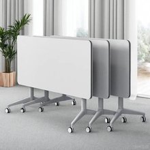 长条桌可折叠培训桌机构会议室桌椅组合多功能折叠会议桌移动拼接