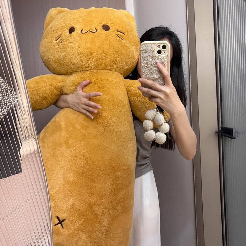 大型玩偶睡觉抱枕大号猫咪抱枕女生睡觉玩偶娃娃公仔毛绒玩具床上图片