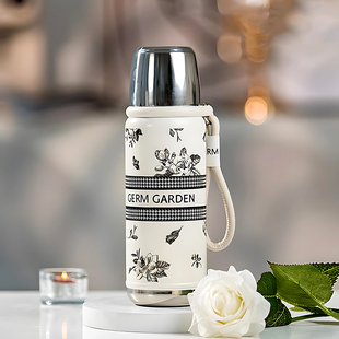 GERM栀子花保温壶杯2025新款女生礼物精致高级感大容量冬天高颜值