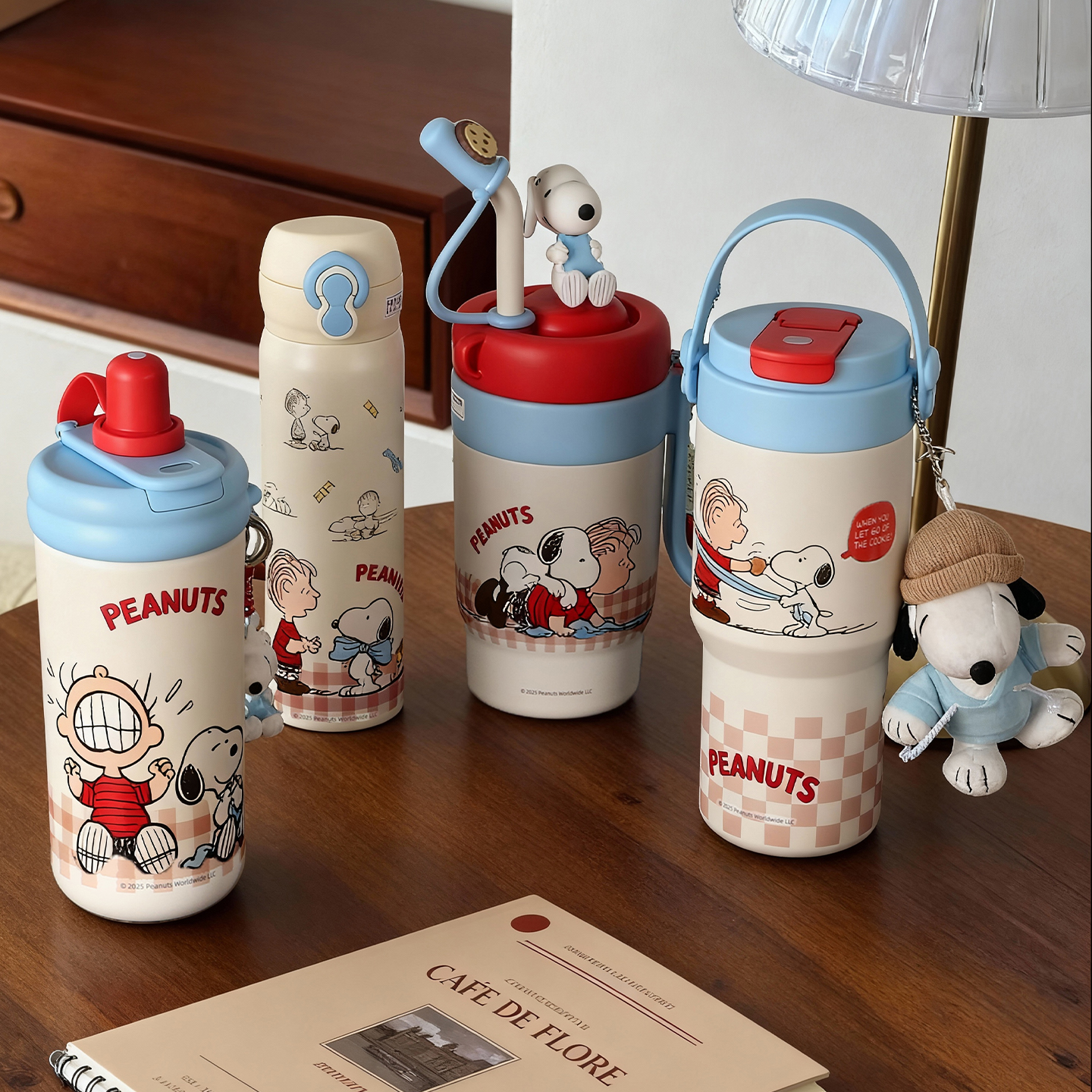 正版联名snoopy周边保温杯
