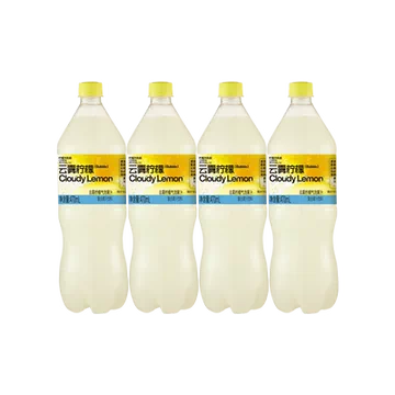 拍两件！云雾柠檬470ml*4瓶
