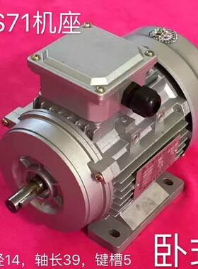 厂家直销上海瑞顺三异步电动机YS7134/550W 380V 1400转 铜线铝壳
