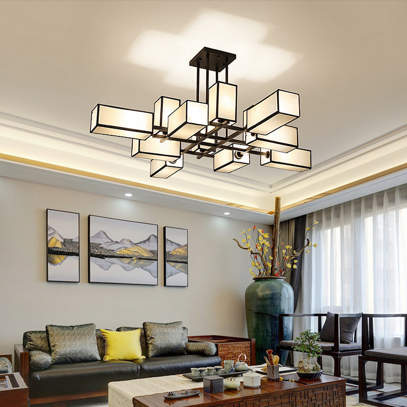 新中式吊灯大气客厅灯现代简约卧室餐厅灯酒店茶楼灯具中国风别墅,橡塑材料及制品,其他塑料制品,淘宝优惠券,粉丝福利购,淘宝优惠卷