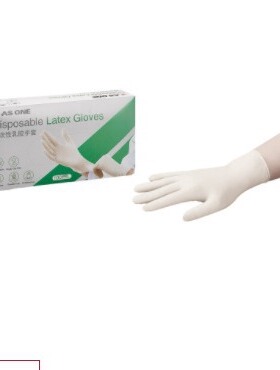 一次性乳胶手套(白色无粉)