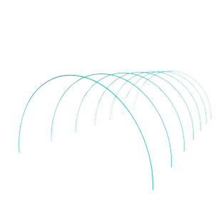 新型小拱棚支架实心玻璃纤维杆棒大棚塑料养殖骨架农家用菜棚支架