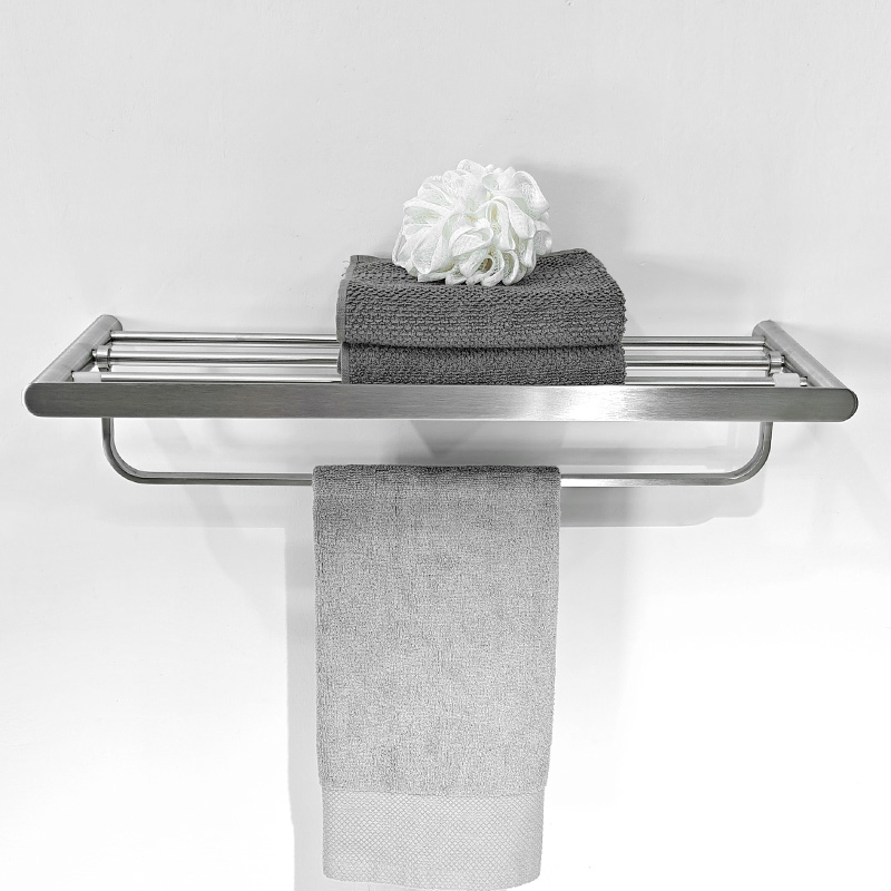 304不锈钢拉丝浴巾置物架