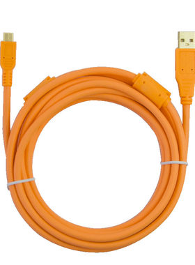适用于罗技cc2000e摄像头高清数据线 micro USB安卓高速线带磁环镀金口5米8米3米加长线