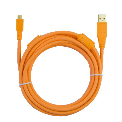 适用于罗技cc2000e摄像头高清数据线 micro USB安卓高速线带磁环镀金口5米8米3米加长线