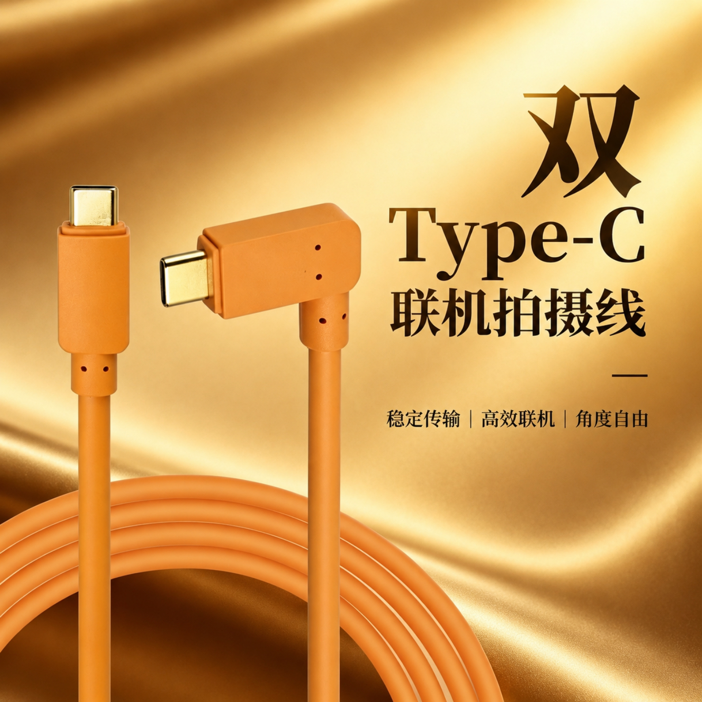 适用于佳能R63 R62 R5 R50 R5C/R100/R8/R7相机接电脑typec联机拍摄线 平板iPad像素蛋糕数据线 3米5米10米长