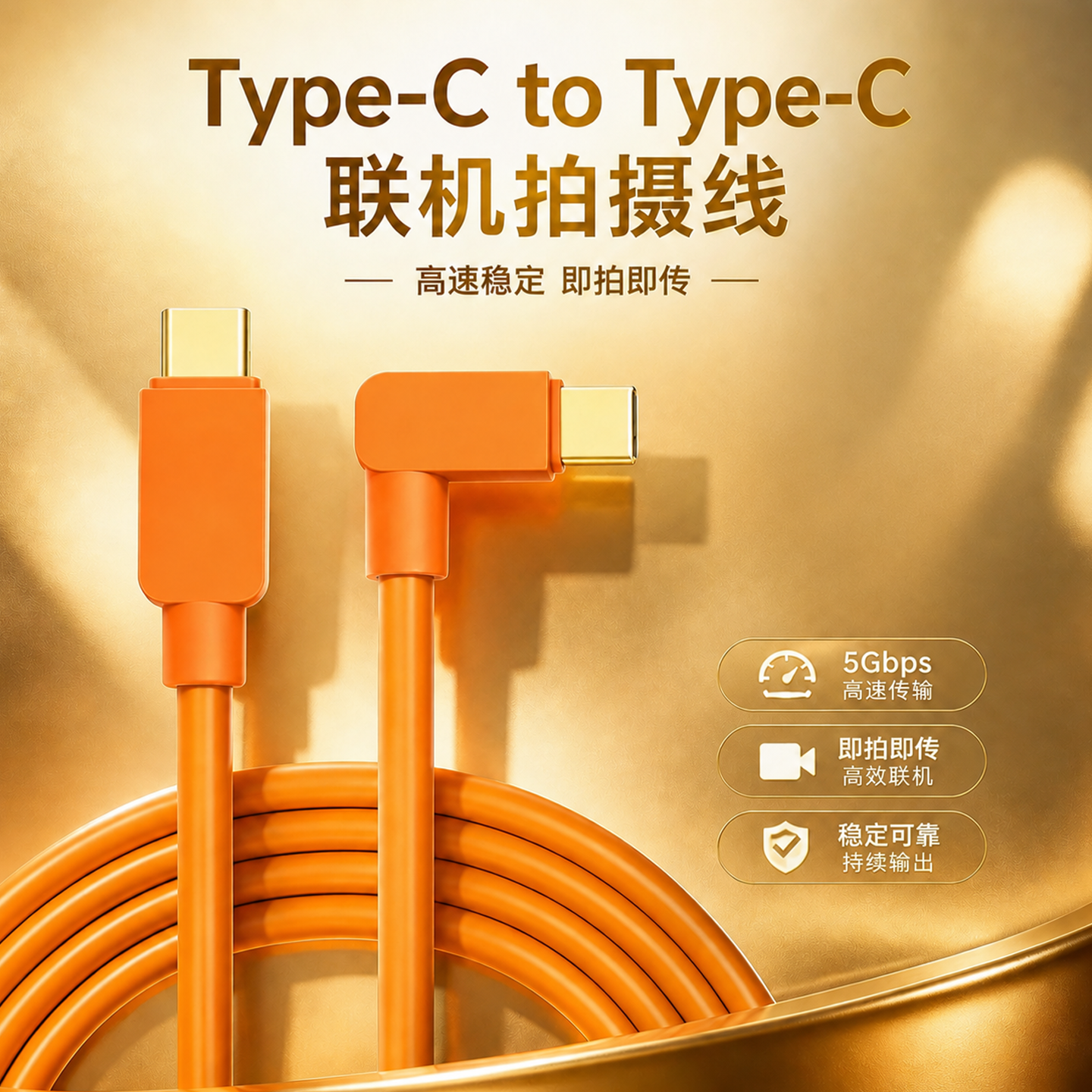 适用于索尼A7C2 A6700 A7M5 A7R5 A7M4相机接iPad平板typec电脑联机拍摄数据线 双头typec连接线5米8米10米