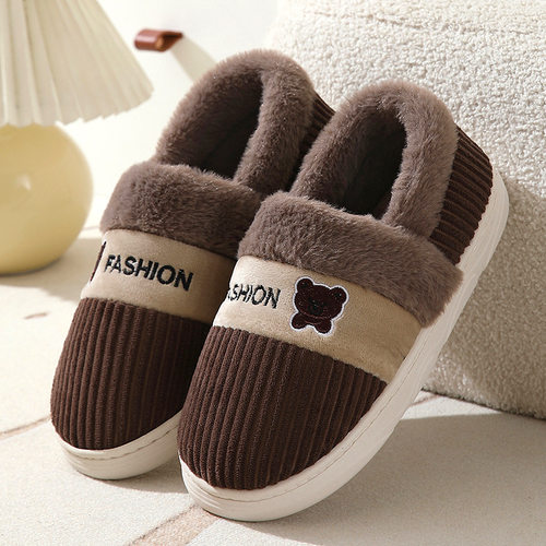 男士抗菌保暖防水大码毛棉鞋