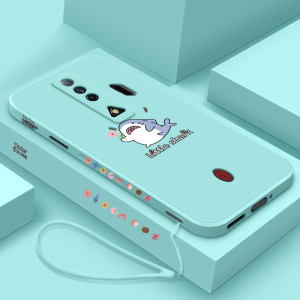 适用小鲨鱼红魔7手机壳新款红魔7Pro液态硅胶男简约手机套努比亚红魔7s超薄7spro创意5g网红NX679S直边女外壳