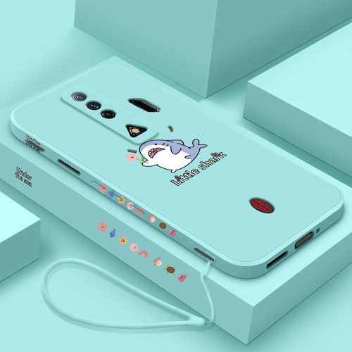 适用红魔7硅胶全包防摔直边软壳