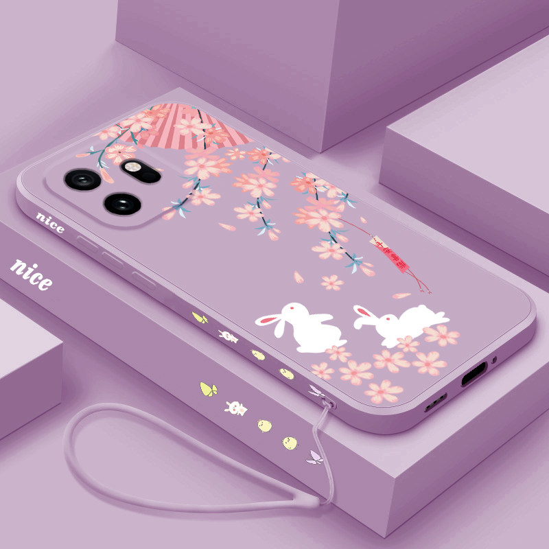 适用一加15T手机壳新款卡通兔子oneplus+15液态全包保护套1+15潮牌个性创意一加十五女款硅胶防摔软壳