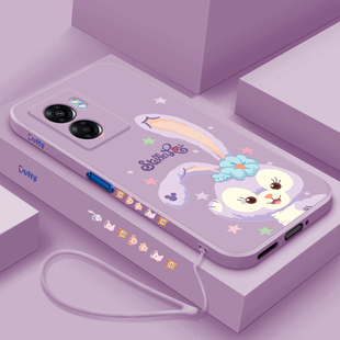 适用于oppoa57手机壳女款 网红情侣男保护套潮外壳 创意5G新款 a57卡通星黛露液态硅胶OPPO镜头全包防摔软壳个性