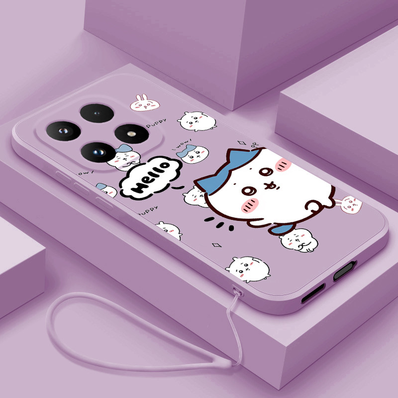 适用于小米17promax手机壳新款小黄小八15spro液态硅胶保护套14ultra镜头全包防摔13pro时尚简约红色男女款