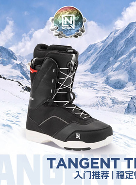 NITRO尼卓单板滑雪鞋TANGENT单板雪鞋男款全能新手入门保暖滑雪靴
