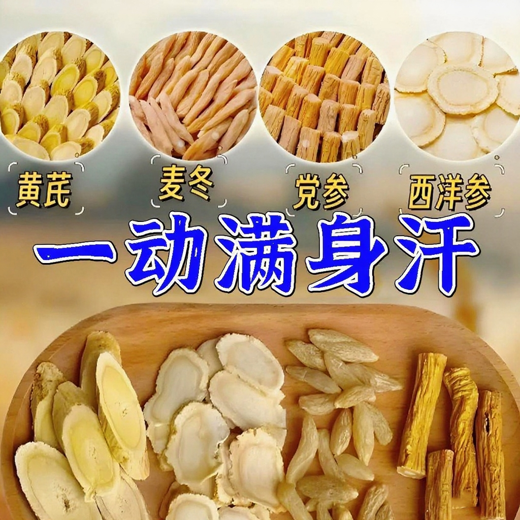10万+付款元气四宝茶黄芪麦冬