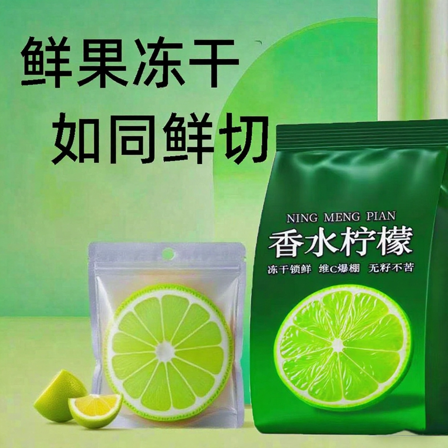 日销500+柠檬片泡水喝冻干香水