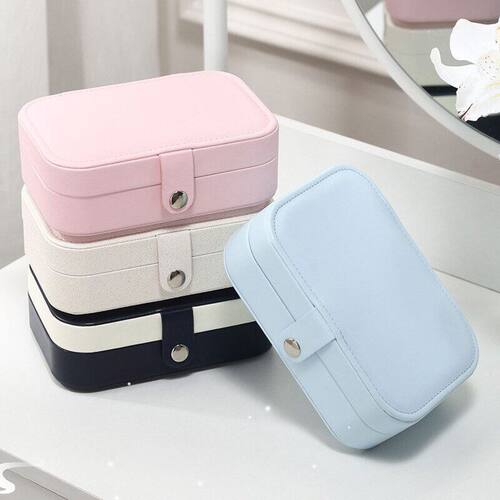 Portable jewelry storage box Necklace storage box饰品收纳盒