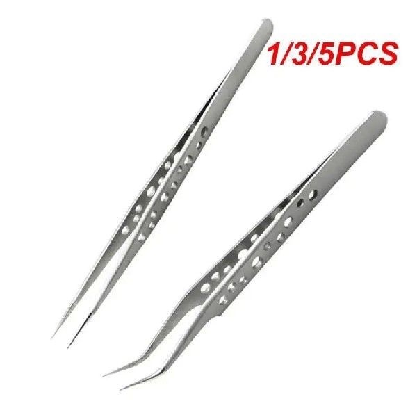 1/3/5PCS Stainless Steel Tweezers Set Precision Industrial